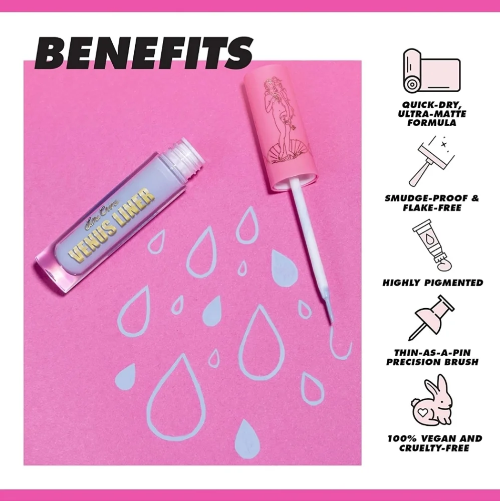 Dew Drop | Venus Pigmented Liquid Eye Liners | Brand New in Box | Authentic